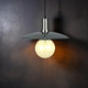 Smoke Glass and Satin Chrome Pendant Light 72W E27 315mm Smoke Glass and Satin Chrome Pendant Light 72W E27 315mm